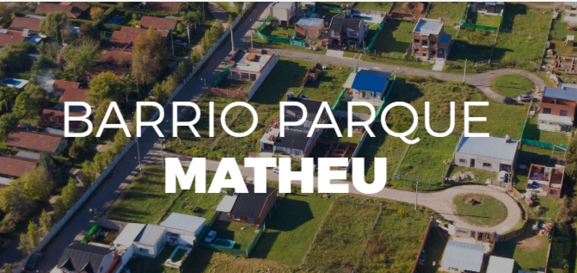 LOTE - "BARRIO PARQUE MATHEU" - MATHEU, ESCOBAR Sobre Ruta 25