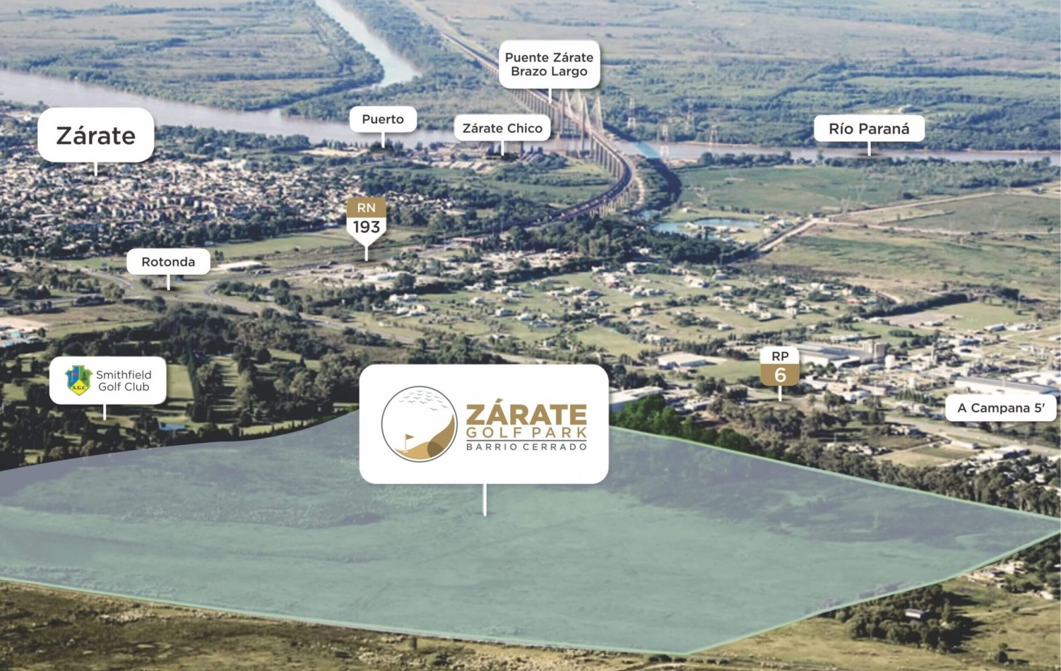 Lote en Venta en Barrio Cerrado Zarate Golf Park, Zarate