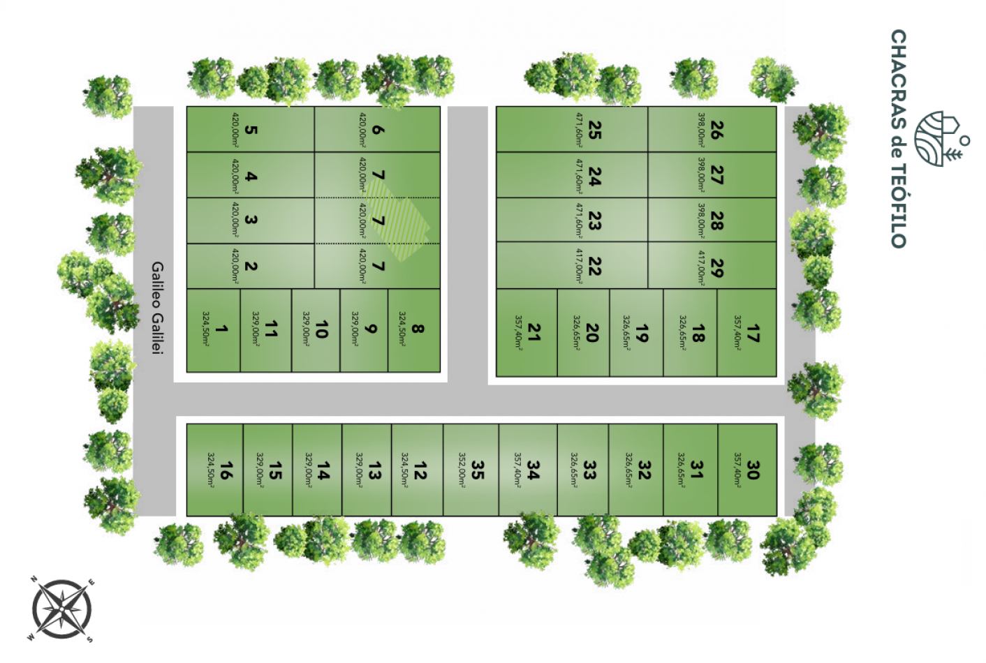 Lotes en Chacras de Teofilo - Trujui - Partido de Moreno