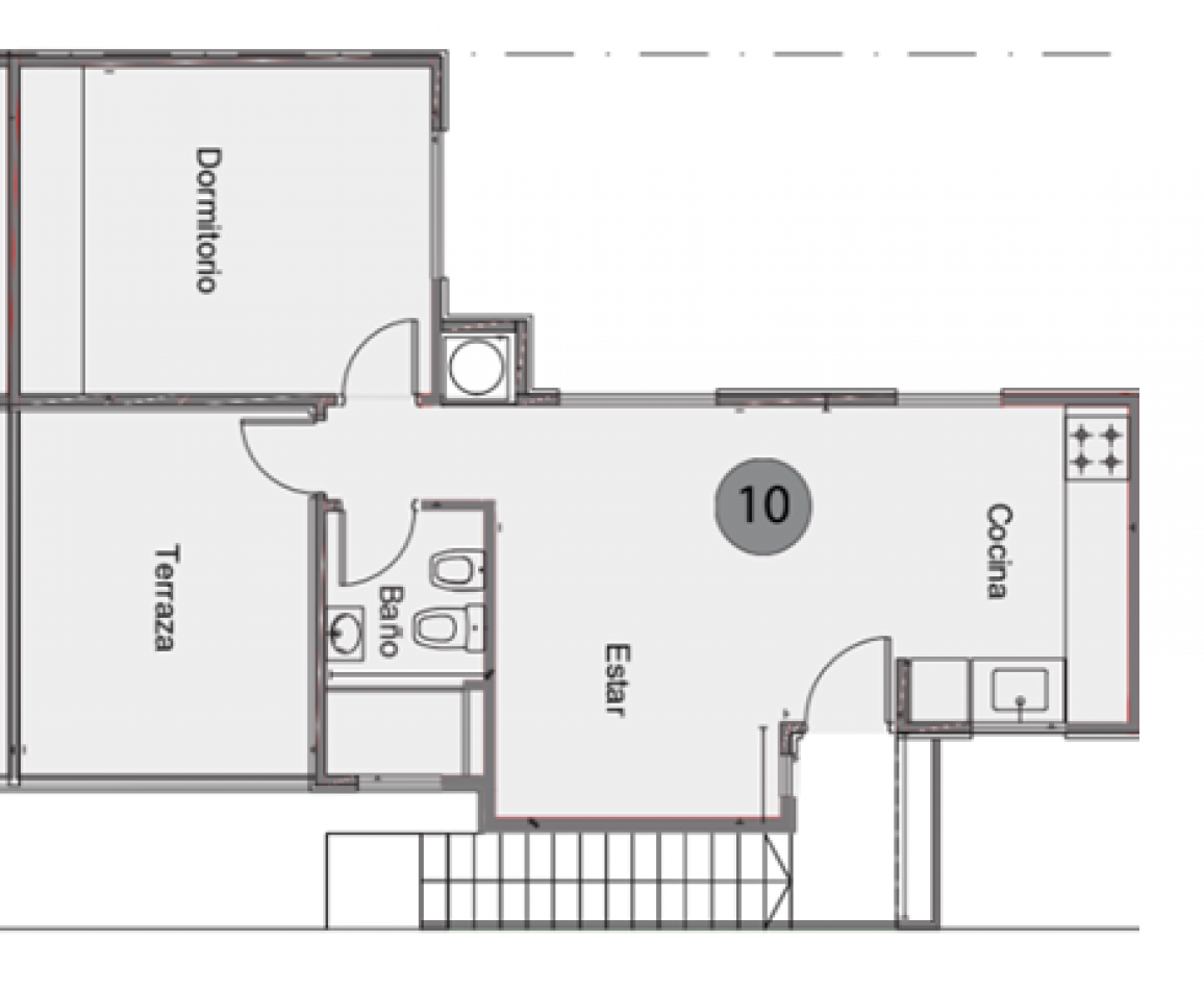 DEPARTAMENTO EN CONDOMINIO BAILEN II EN VENTA - 2 AMBIENTES APTO CREDITO - PABLO NOGUES - MALVINAS ARGENTINAS