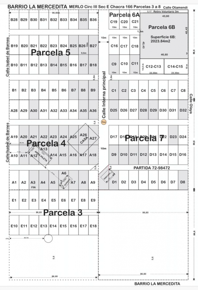 LOTES EN PONTEVEDRA, PARTIDO DE MERLO - FINCA LA MERCEDITA - POSESION INMEDIATA - ESCRITURA INMEDIATA