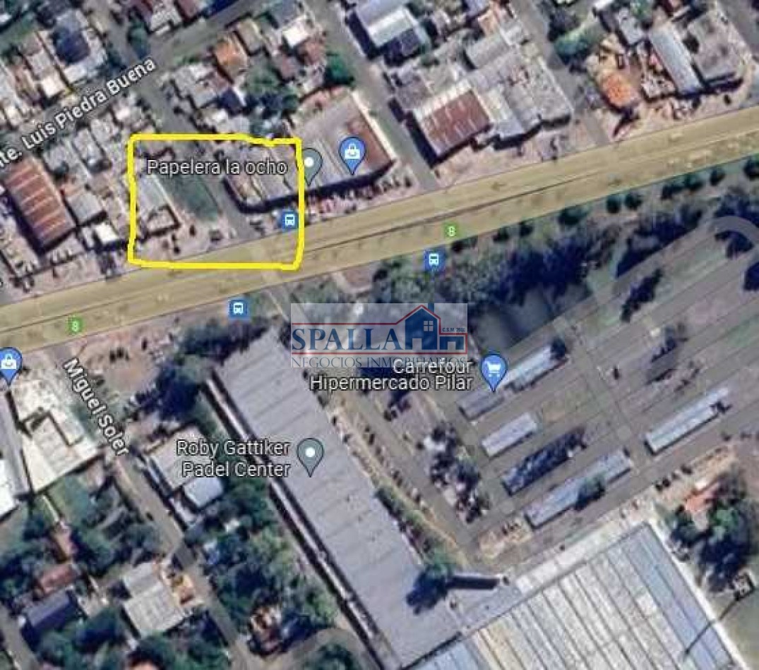 VENTA TERRENO COMERCIAL RUTA 8 KM 52 PILAR