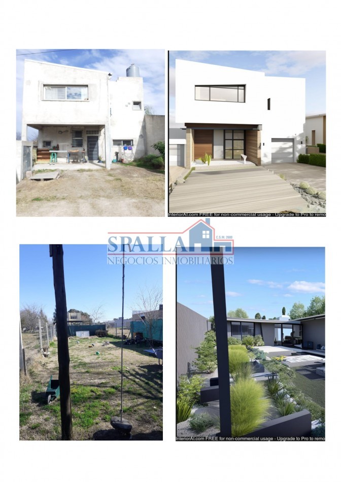 CASA EN VENTA 4 AMBIENTES CON GRAN FONDO EN  SAN VICENTE CANNING