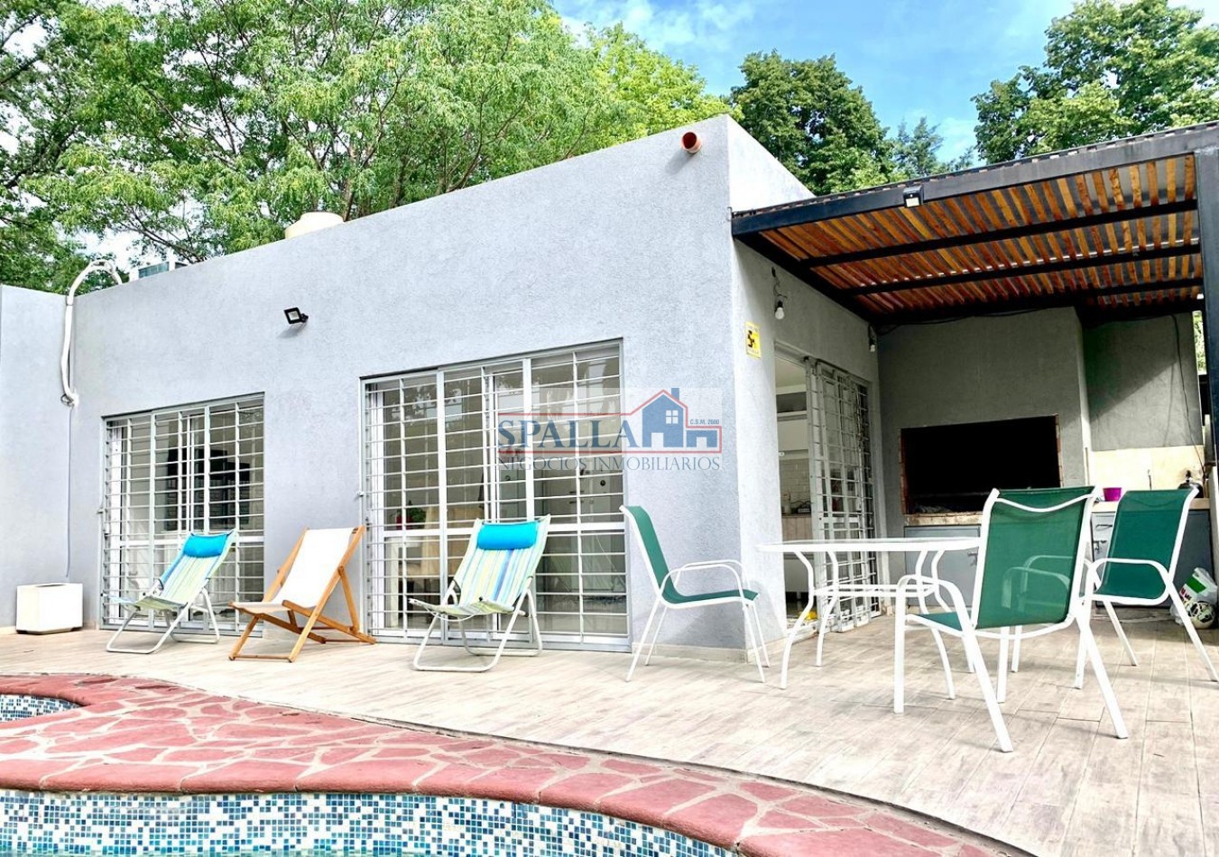 CASA QUINTA DE 2 AMBIENTES EN VENTA CON PISCINA - LA PILARICA, PILAR - APTO CREDITO