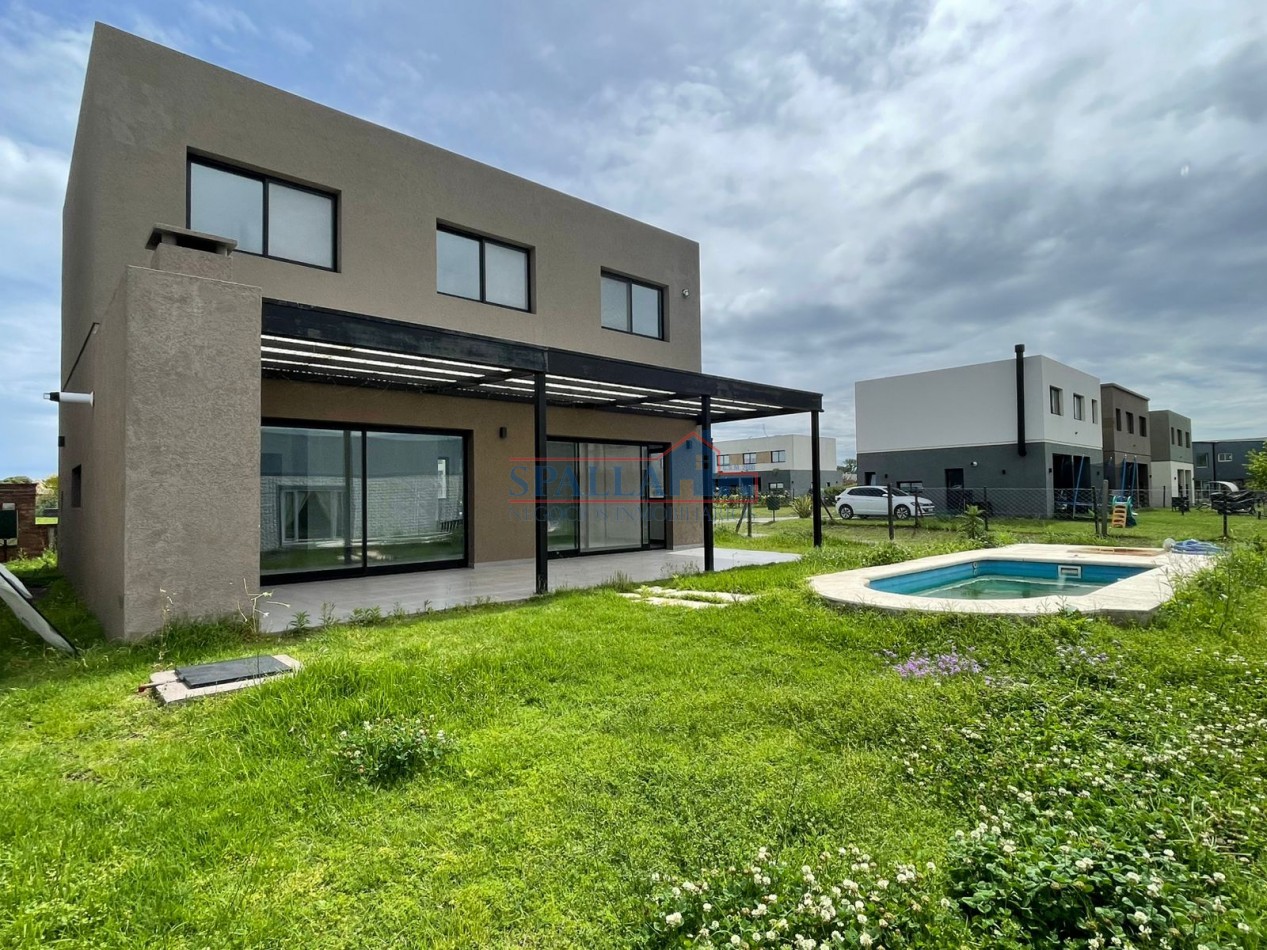 ALQUILER CASA 4  AMBIENTES CON PILETA BARRIO EL ALJIBE PILAR