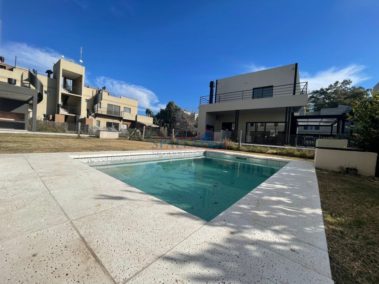 ALQUILER CASA 4 AMBIENTES CON PILETA BARRIO CERRADO EL ALJIBE FATIMA PILAR