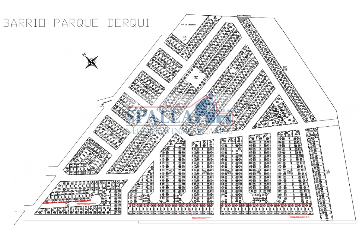 LOTE EN VENTA FINANCIADO de  200 m2 - BARRIO PARQUE DERQUI, PILAR. 