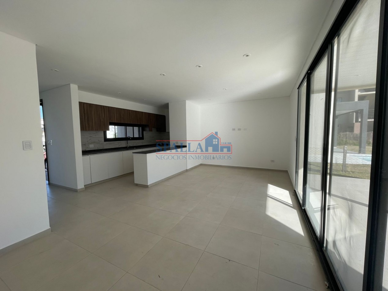 ALQUILER CASA 4 AMBIENTES CON PILETA BARRIO CERRADO EL ALJIBE FATIMA PILAR