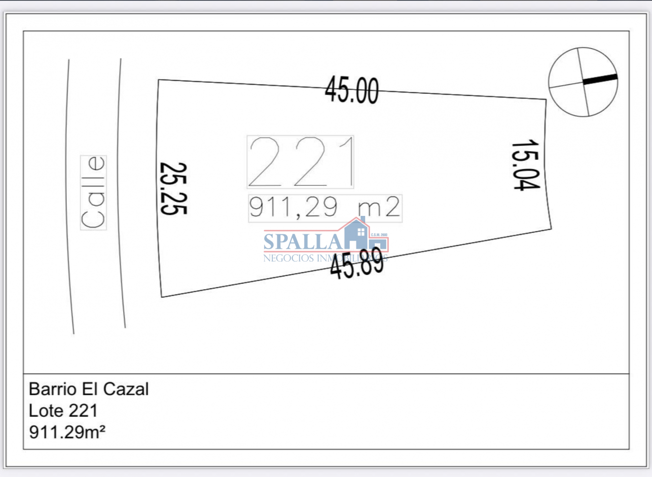 LOTE EN VENTA, BARRIO PARQUE NAUTICO EL CAZAL, PARTIDO DE ESCOBAR