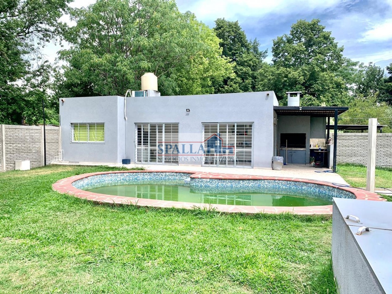 CASA QUINTA DE 2 AMBIENTES EN VENTA CON PISCINA - LA PILARICA, PILAR - APTO CREDITO