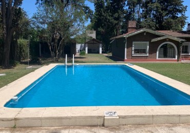 ALQUILER TEMPORARIO, HERMOSA CASA QUINTA CON PILETA